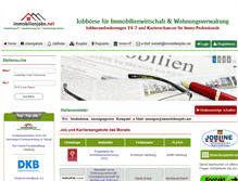Tablet Screenshot of immobilienjobs.net